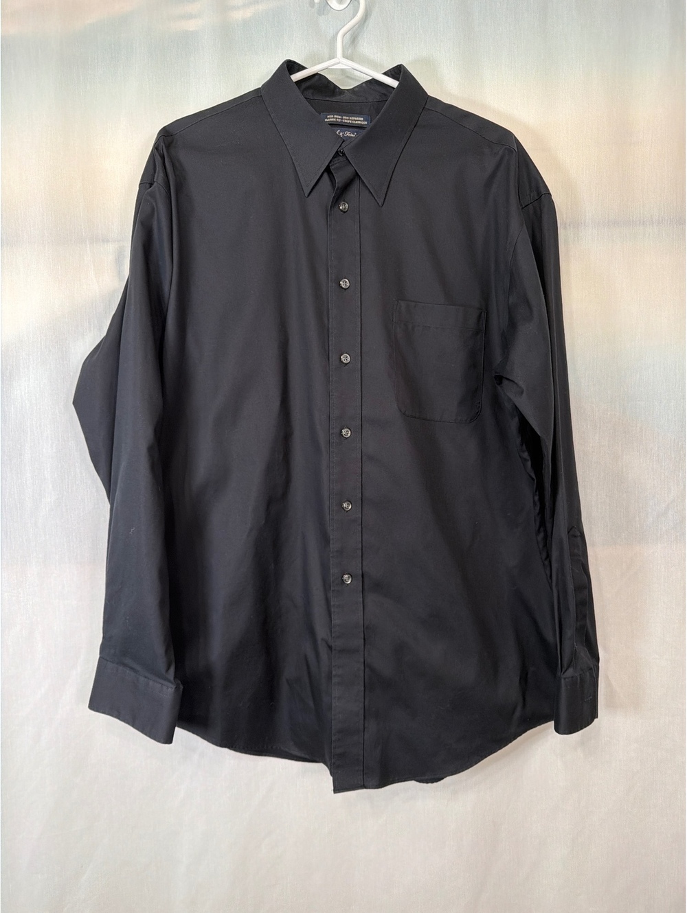 Joseph & Feiss Long Sleeve Button Up Shirt Non Iron 100% Cotton Men's XL